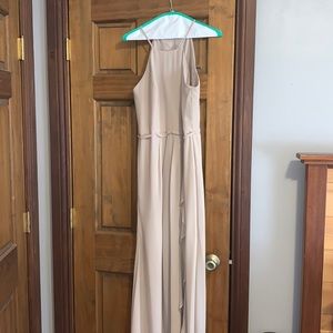 David’s Bridal Biscotti Bridesmaid Dress
